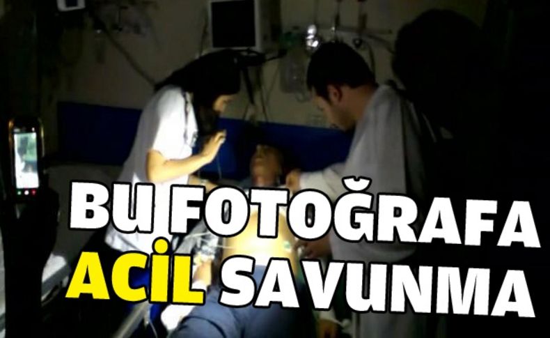 Cep telefonu ışığıyla müdahaleye hastane yönetiminden savunma