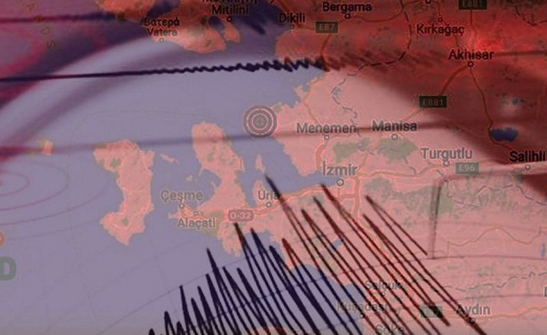 Çeşme açıklarında, 3.7 büyüklüğünde deprem