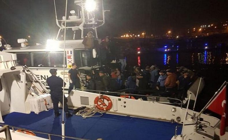 Çeşme'de 90, Urla'da 48 kaçak göçmen yakalandı
