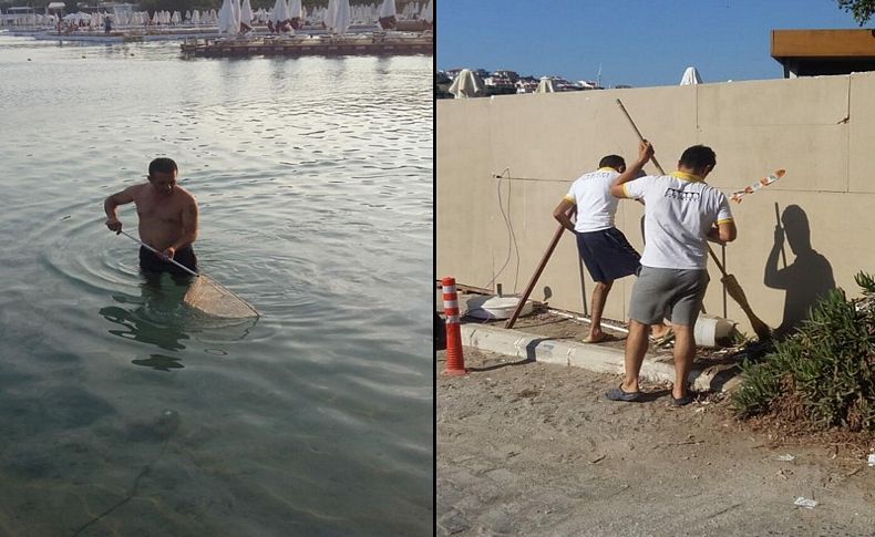 Çeşme Aya Yorgi Koyu'nda beach clublar ortak standartlarını belirledi