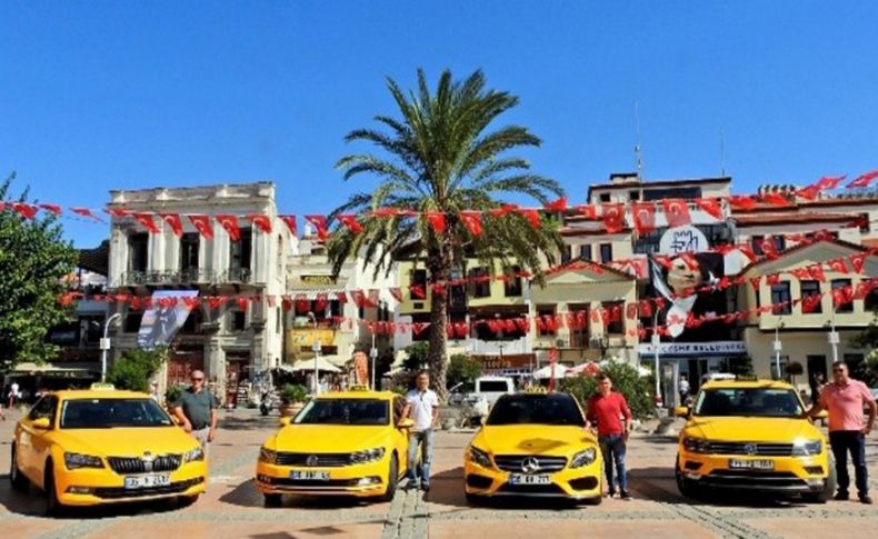 Çeşme'de de taksi ücretlerine zam