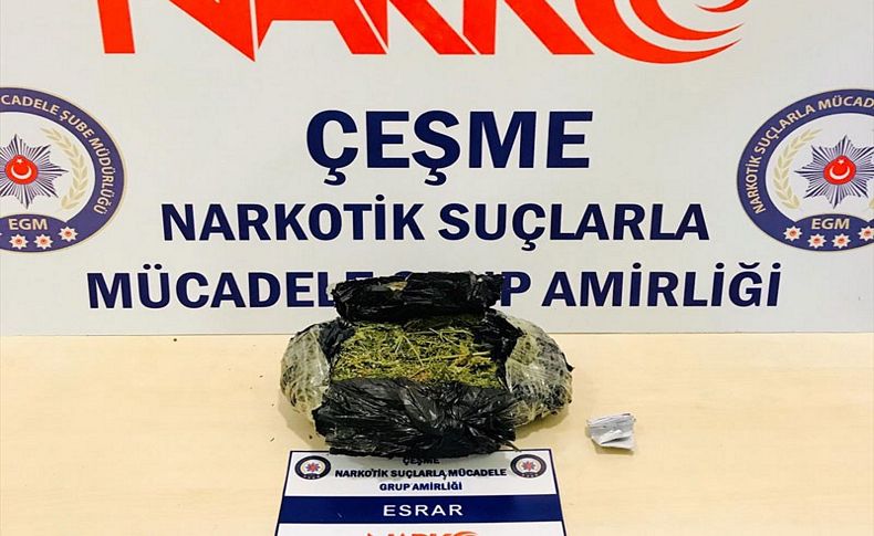 Çeşme'de uyuşturucu operasyonu: 2 tutuklama