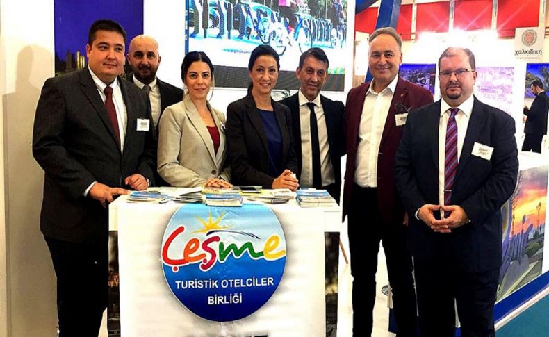 Çeşmeli turizmci Selanik fuarına katıldı