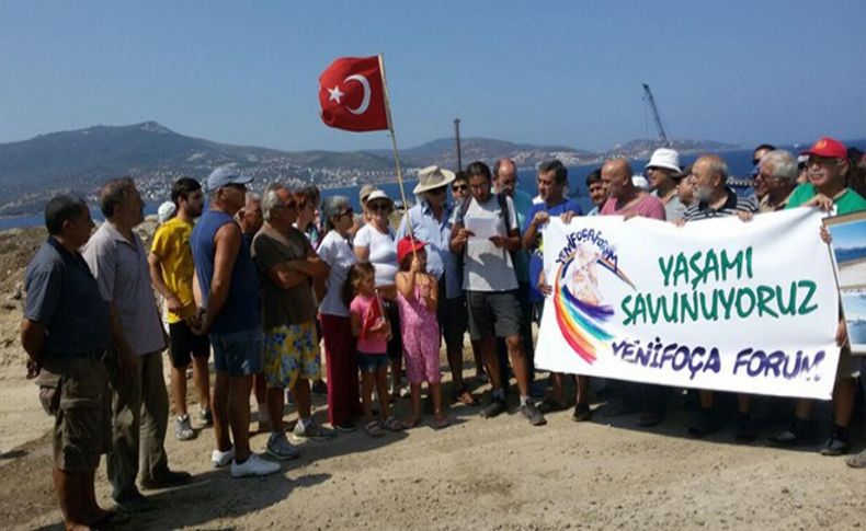 Çevrecilerden Kolin'e hayır yürüyüşü