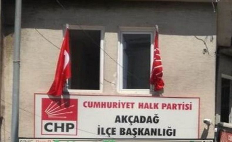 CHP Akçadağ İlçe Başkanlığı'na saldıran şüpheli yakalandı