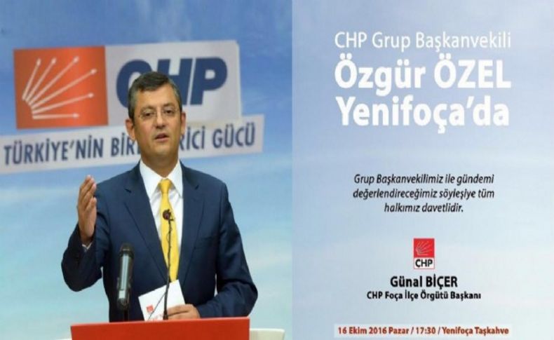 CHP Foça'da 'Özel' söyleşi!