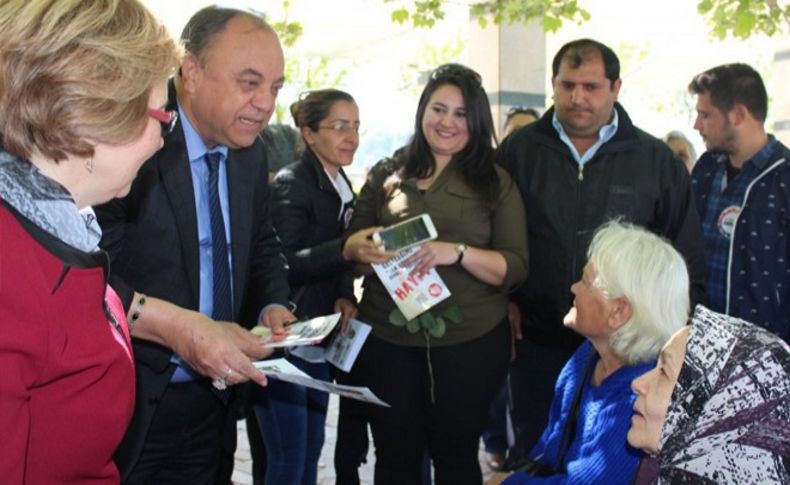 CHP İl Başkanı Güven'den Konak Meydanı mesaisi