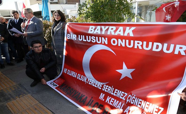 CHP Karşıyaka’dan Yunan milletvekiline sert bayrak tepkisi