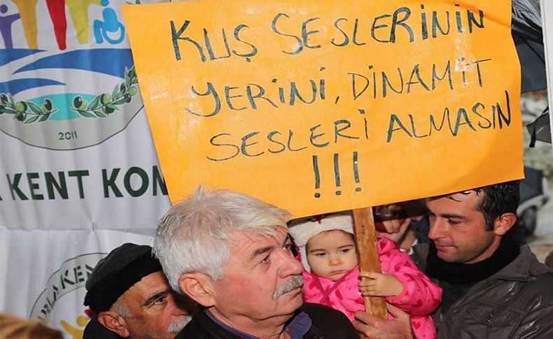 CHP'li Bakan: Kuş seslerinin yerini dinamit sesleri almasın!