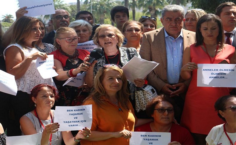 CHP’li kadınlardan şiddete sert tepki