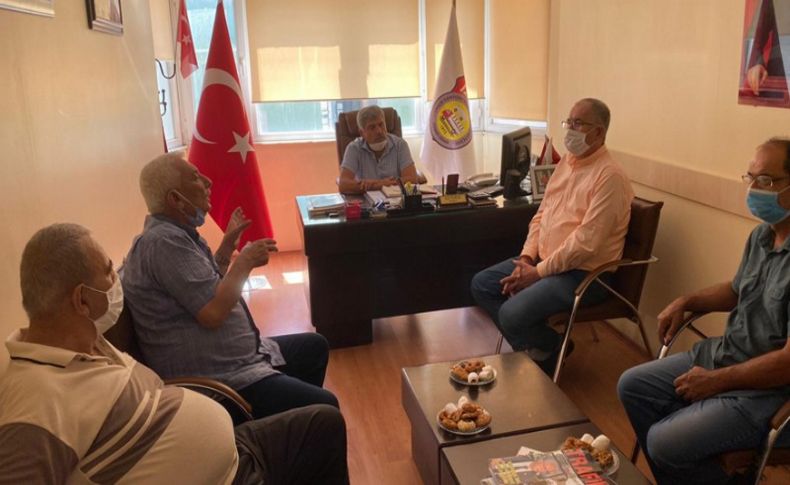 CHP’li Sertel Kamyoncular Odası'nı ziyaret etti