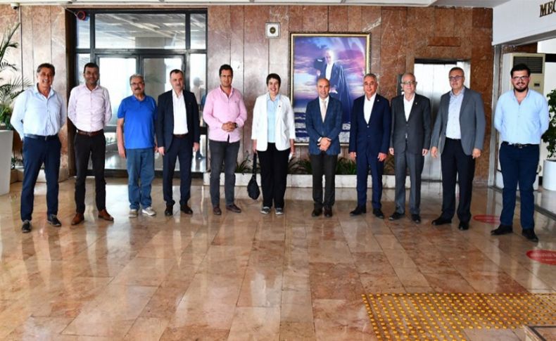 CHP’nin Ege İl Başkanları Başkan Soyer’i ziyaret etti