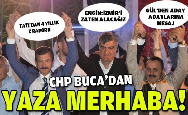 CHP Buca'dan yaza merhaba yemeği!