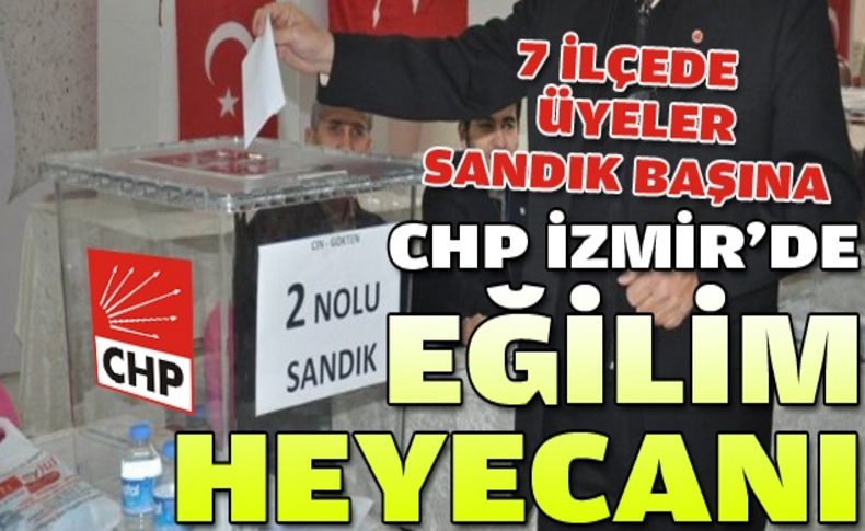 CHP İzmir'de sandık kuruldu: Eğilim yoklaması var!