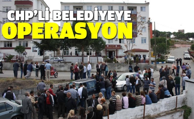 CHP'li Ayvalık Belediye'sine şok operasyon!