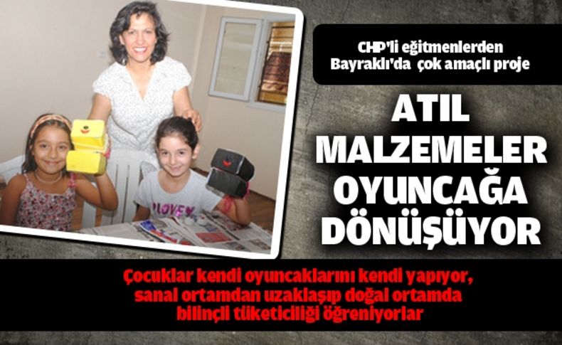CHP'li eğitmenlerden Bayraklı'da çok amaçlı proje