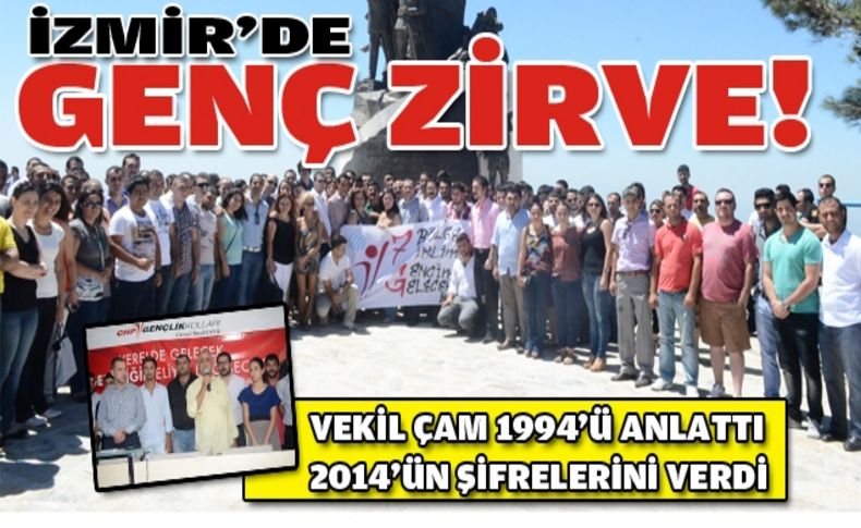 CHP'li gençlerden İzmir'in zirvesinde kamp