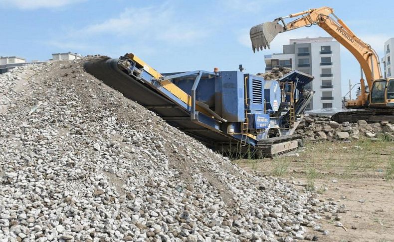 Çiğli’de betonda geri dönüşüm dönemi