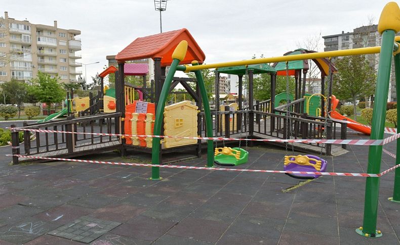 Çiğli’de çocuk parkları geçici olarak kapatıldı