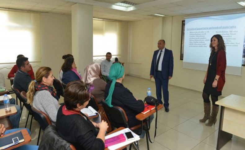 Çiğli girişimcilik kurslarına yoğun ilgi