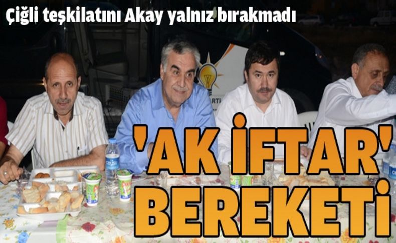 Çiğli AK Parti Ramazan'da fazla mesai yaptı