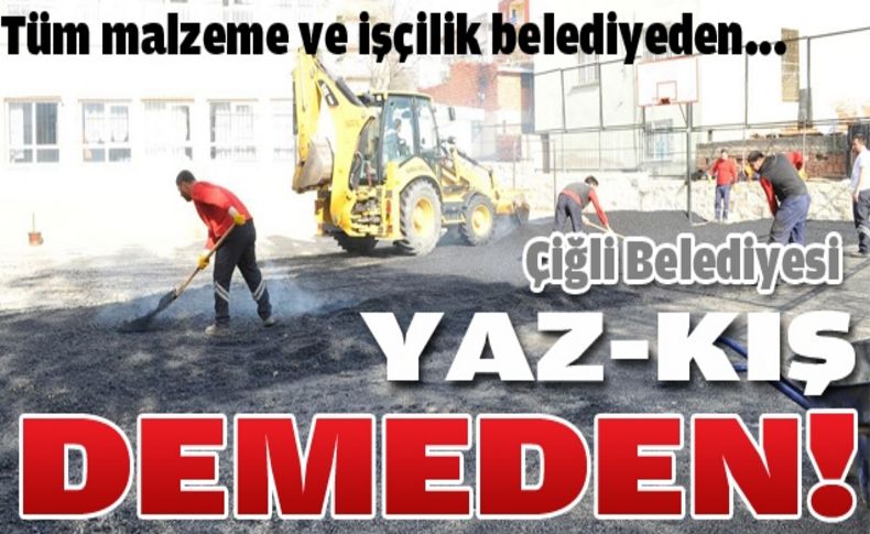 Çiğli'de okullara desteğe devam