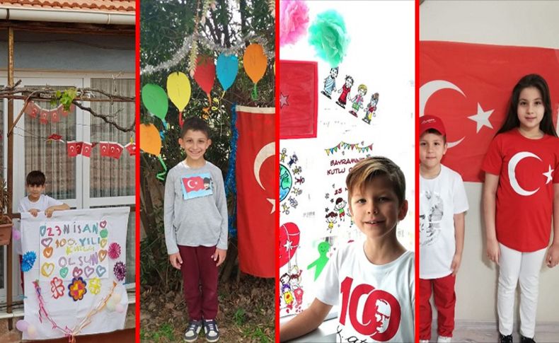 Çiğlili miniklerden videolu bayram kutlaması