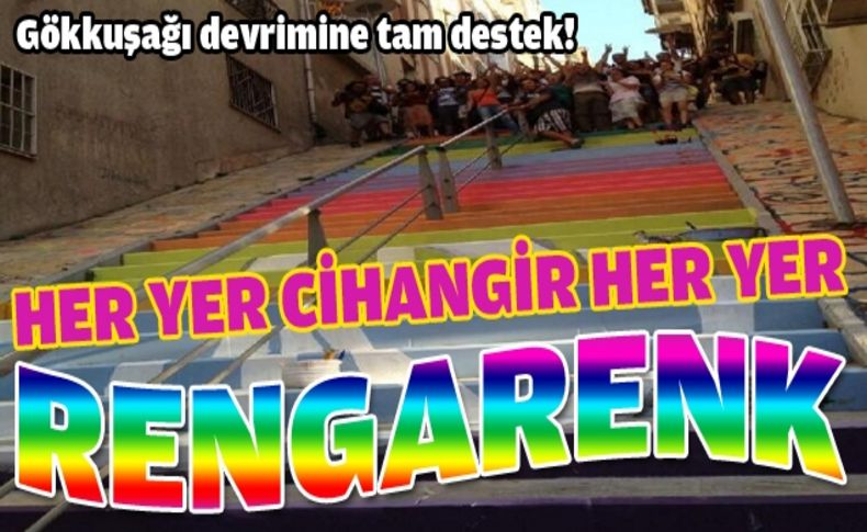 Cihangir'e İzmir'den tam destek geldi