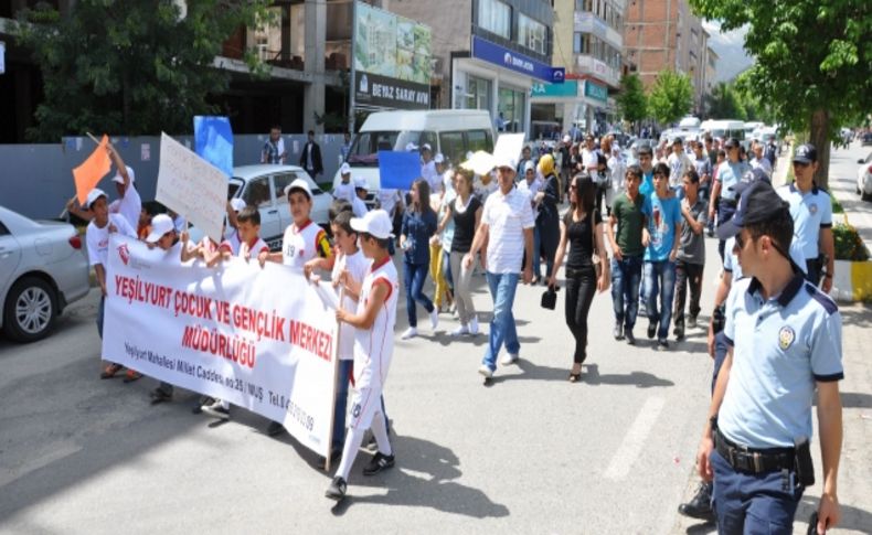 Çocuk işçiliği ile mücadele için yürüdüler