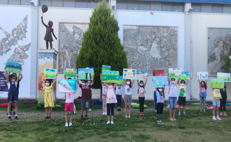 Gaziemirli çocuklar 'Zafer'in resmini çizecek