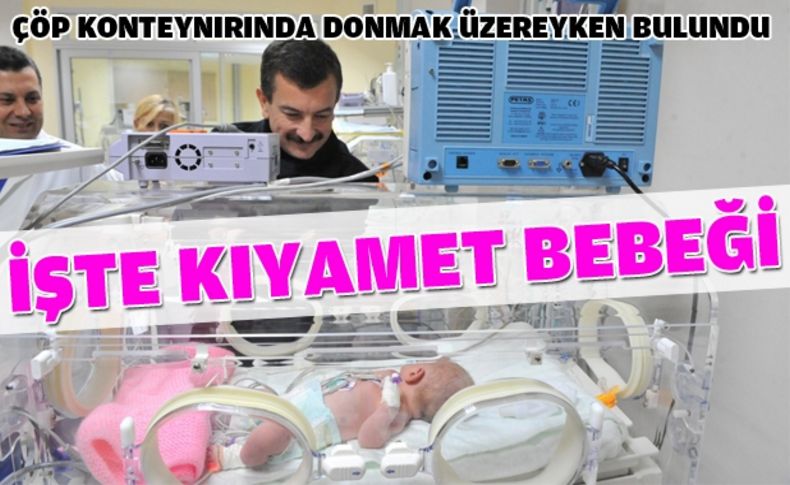 Çöpe atılan bebeğe Başkan Tatı sahip çıktı