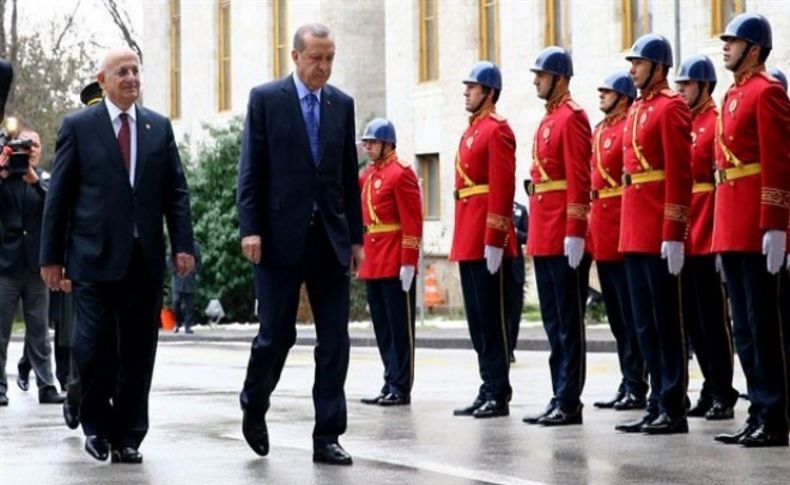 Cumhurbaşkanı'nı TBMM'de onlar karşıladı