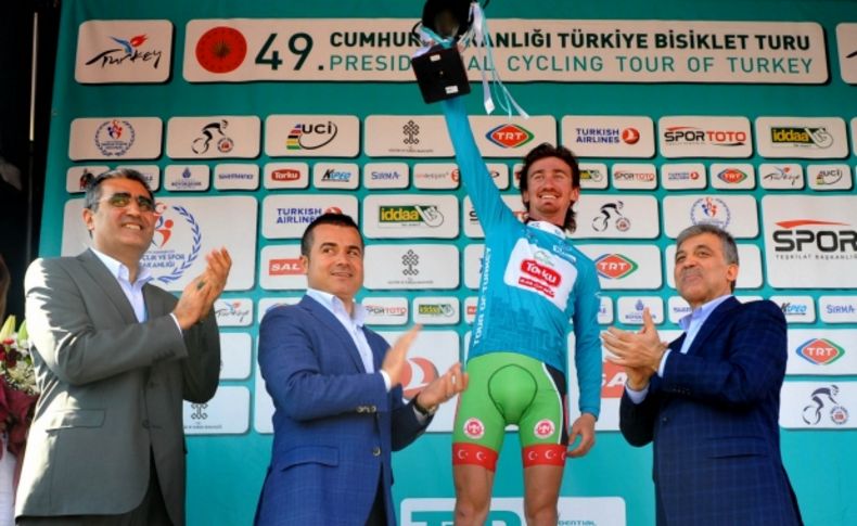 Cumhurbaşkanlığı Bisiklet Turu'nda Mustafa Sayar birinciliği elde etti
