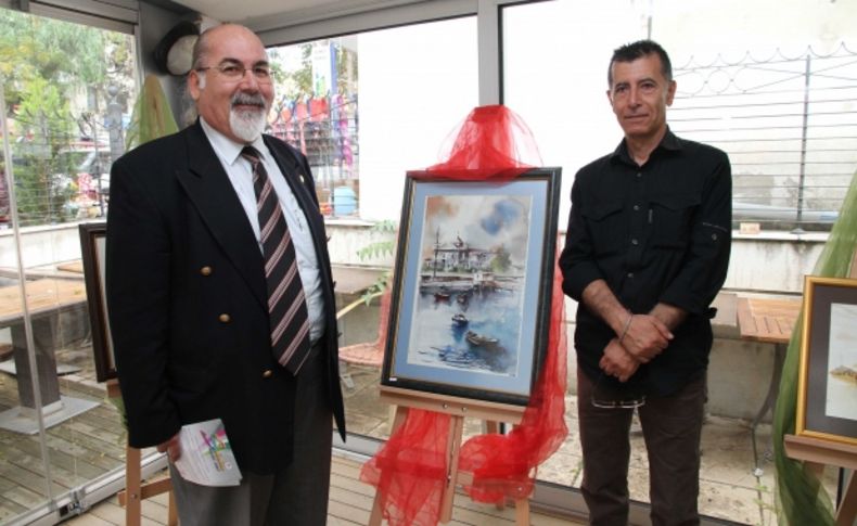 Cumhuriyet’in ilk yıllarının Karşıyakası tuvale yansıdı