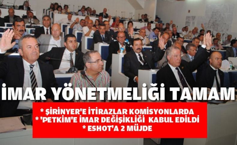 İmar yönetmeliği tamam: Çakar eksikleri anlattı