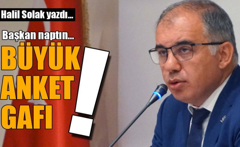 Delican'dan büyük 'anket' gafı