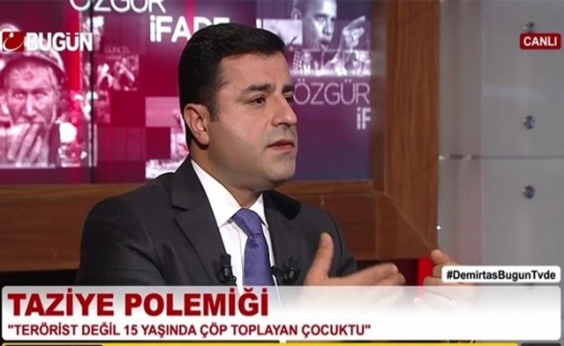 Demirtaş: Şiddet isteyen bize oy vermesin