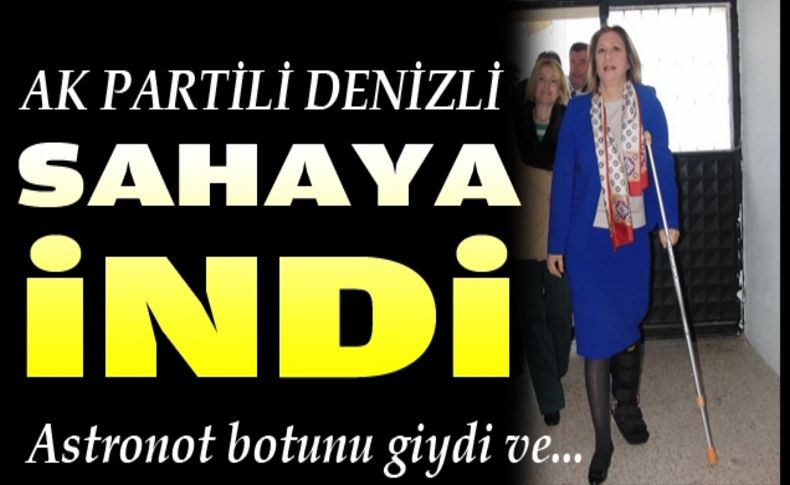 Denizli sahaya astronot botuyla indi!