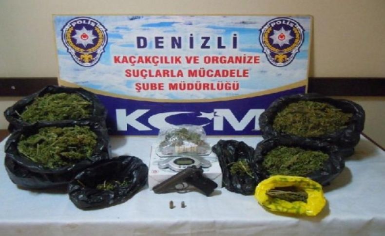 Denizli'de uyuşturucu kaçakçılarına darbe