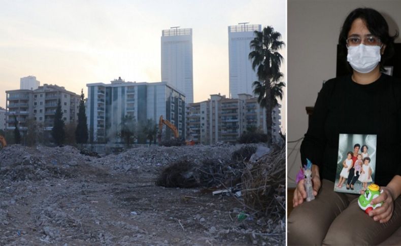 Depremzede aile yıkılan apartmanın yerine çocuk parkı yapılmasını istiyor