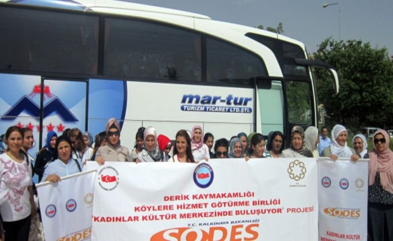 Derikli kadınlar SODES’le Gaziantep’i gezdi