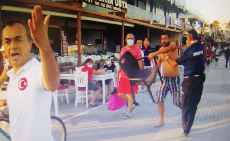 Didim'de zabıta ekiplerine saldırı!