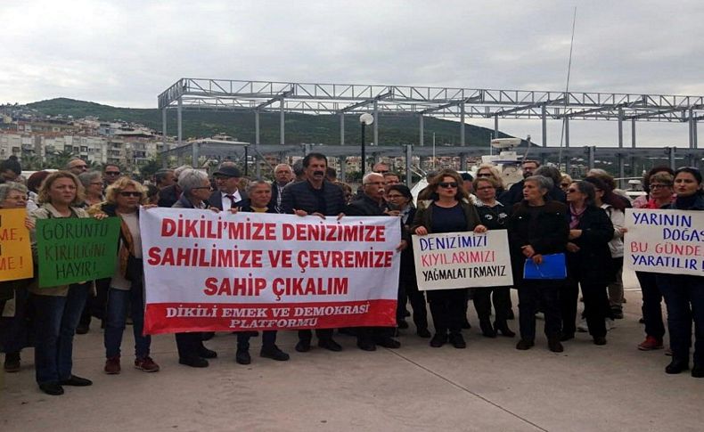 Dikili Küçük Liman'daki inşaatın durdurulması için imza kampanyası