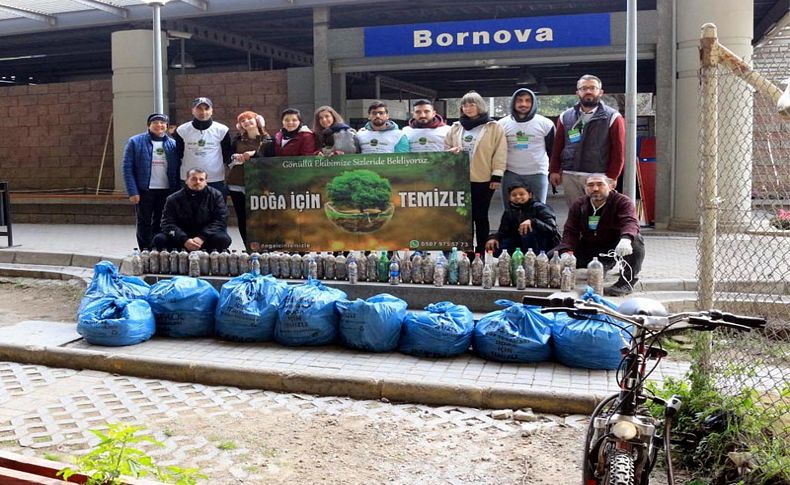 Doğa için temizle ailesi, bu kez izmarit topladı