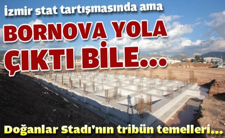 Doğanlar Stadı’nın tribün temelleri atıldı
