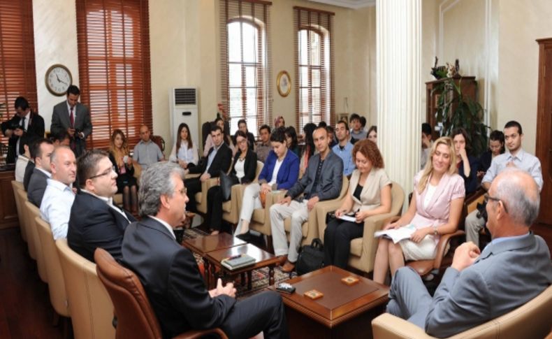 DOKAP heyeti Başkan Yılmaz'ı ziyaret etti