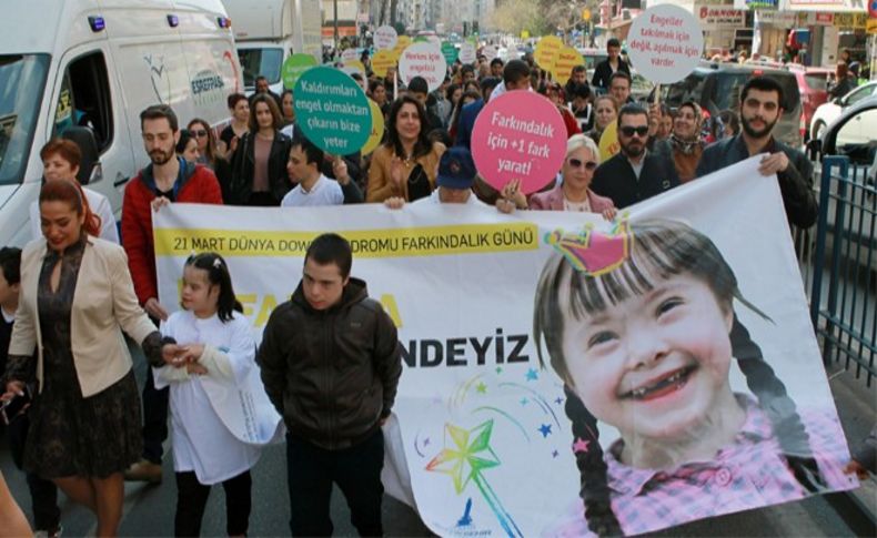 Down sendromlular Bornova’dan seslerini duyurdu