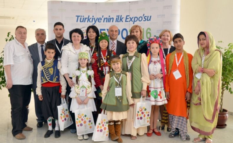Dünya çocukları, EXPO 2016 Antalya Ajansı’nı ziyaret etti