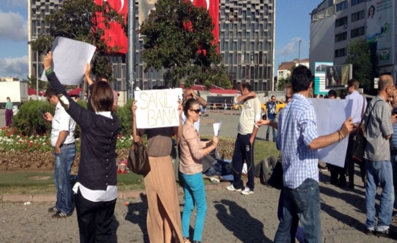 ‘Duran adam’dan sonra ‘sarıl bana’!