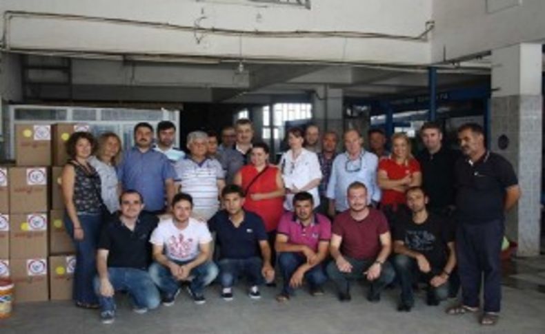 İzmirli eczacılar Soma'yı unutmadı